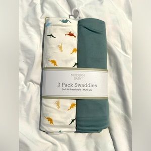 Modern Baby swaddles.